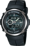 Casio Men's G-Shock Black Resin Sport Watch G300-3AV