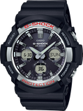 Casio Men's 'G SHOCK' Quartz Resin Casual Watch, Color Black GAS-100-1ACR