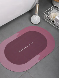 Super Absorbent Shower Bath Mat Bathroom Anti-Slip Carpet Rug Simple Kitchen Entrance Soft Door Bathtub Side Bath Mat Home Decor