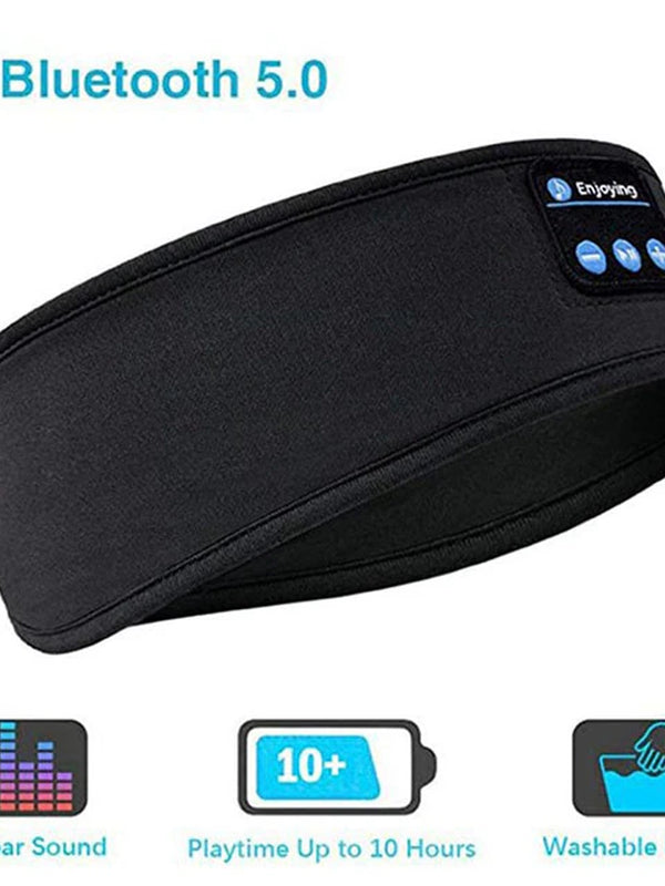 Experience Ultimate Comfort: All-in-One Wireless Bluetooth Headband | Sports & Sleep-Friendly Over-the-Ear Earbuds | Music-Enabled, Soft Eye Mask | Perfect for Active Lifestyles and Relaxing Sleep