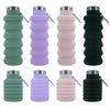 Stay Hydrated on the Go: Innovative Portable Silicone Water Bottle - Retractable, Folding Design Perfect for Travel, Outdoor Activities, and Sports - Collapsible, Eco-Friendly Coffee Cup for All Your Adventures