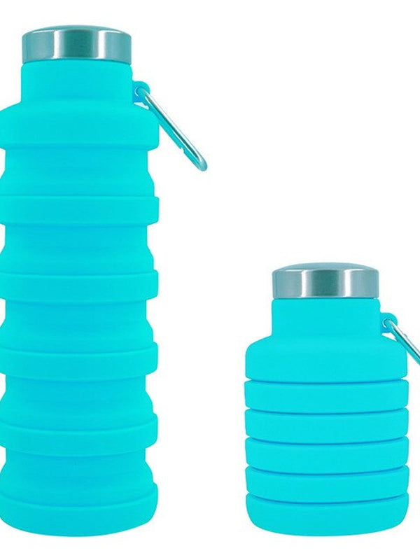 New Portable Silicone Water Bottle Retractable Folding Coffee Bottle Cups E Outdoor Travel Tools Collapsible Sport Bottles