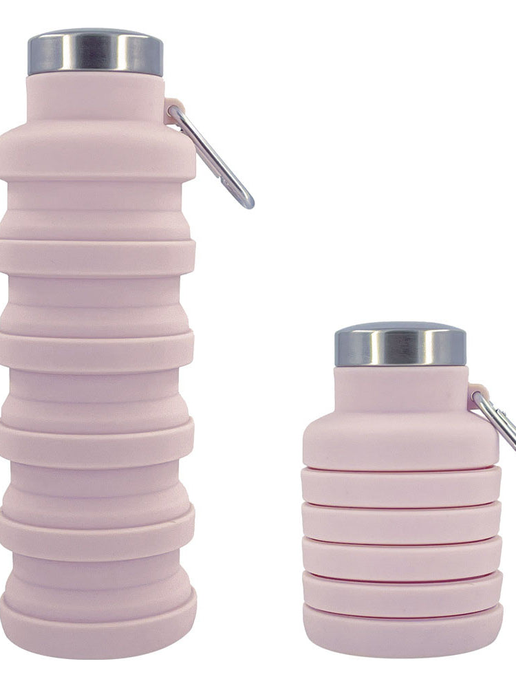 New Portable Silicone Water Bottle Retractable Folding Coffee Bottle Cups E Outdoor Travel Tools Collapsible Sport Bottles