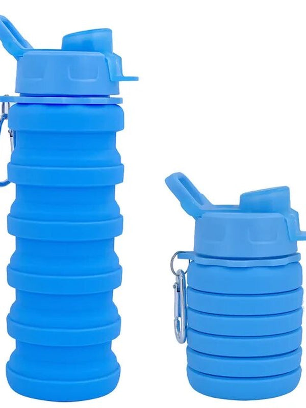 New Portable Silicone Water Bottle Retractable Folding Coffee Bottle Cups E Outdoor Travel Tools Collapsible Sport Bottles